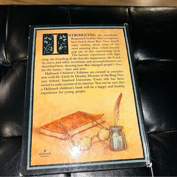 The Remarkable Mr. Franklin A Hallmark  Pop Up Book Hardcover - Picture 13 of 14